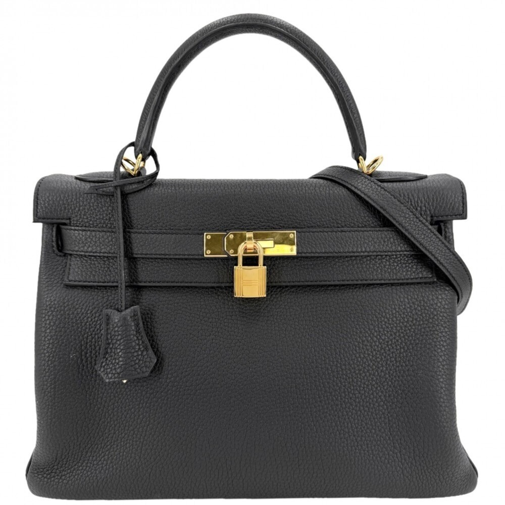 Hermes Kelly 32 Women's Handbag Shoulder Bag Crossbody Inside Stitching HERME...